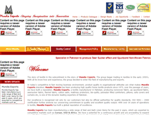 Tablet Screenshot of mundiaexport.com